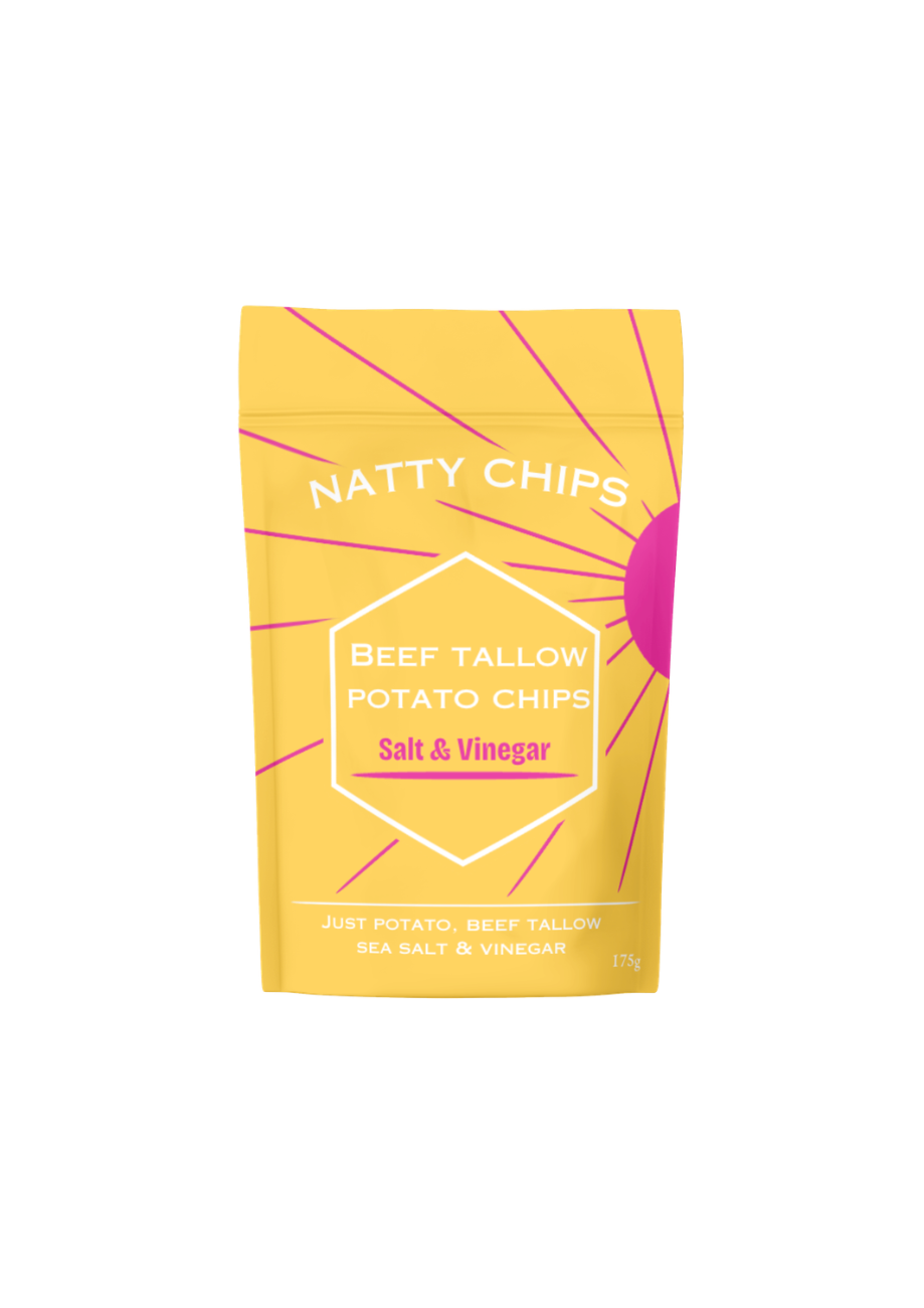 Salt & Vinegar Natty Chips - seed oil free