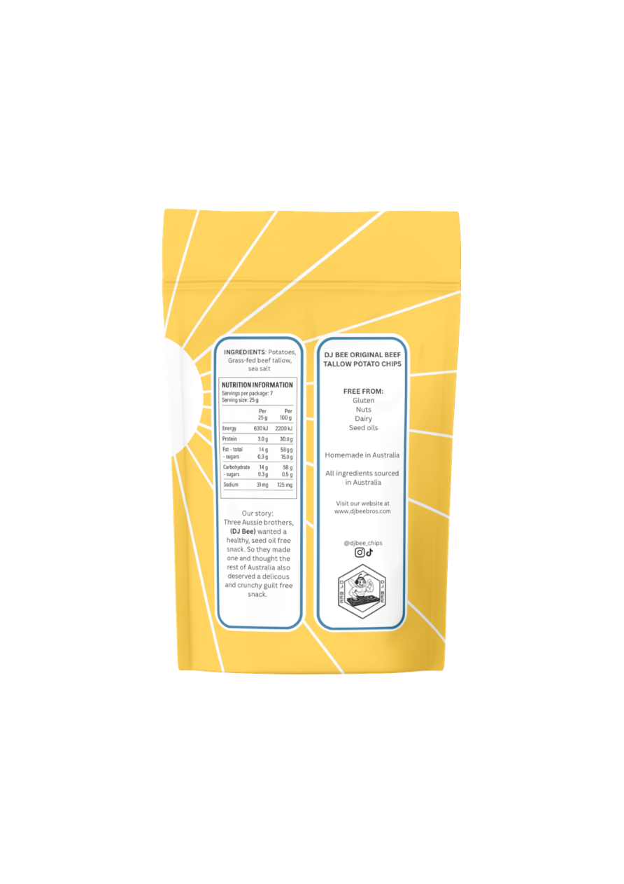 Original Natty Chips - Seed oil free